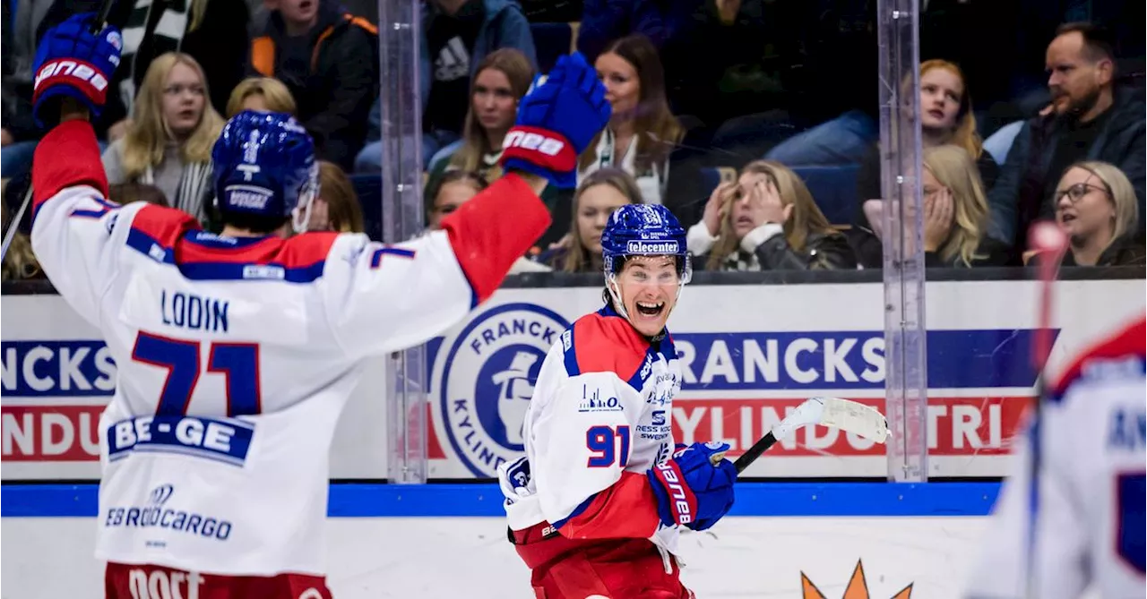 Ishockey: Jätteskrällen: Oskarshamn slog Färjestad efter vändning