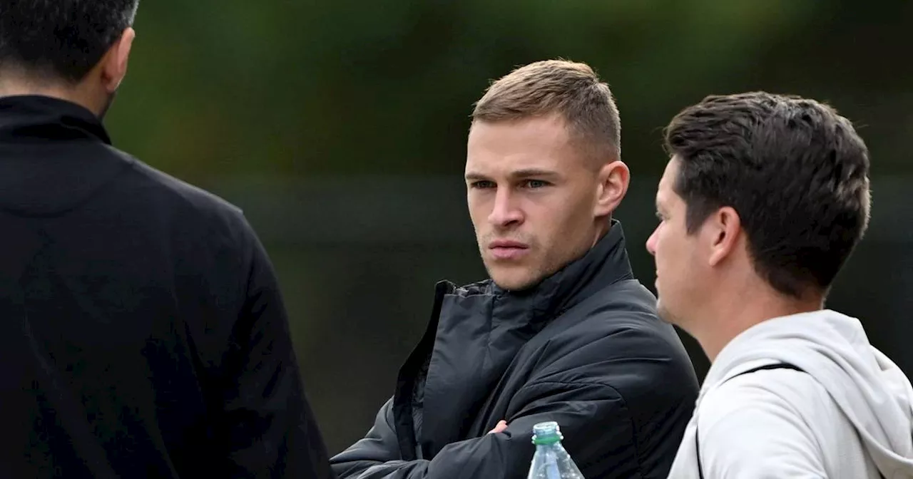 DFB-Training ohne leicht erkälteten Kimmich