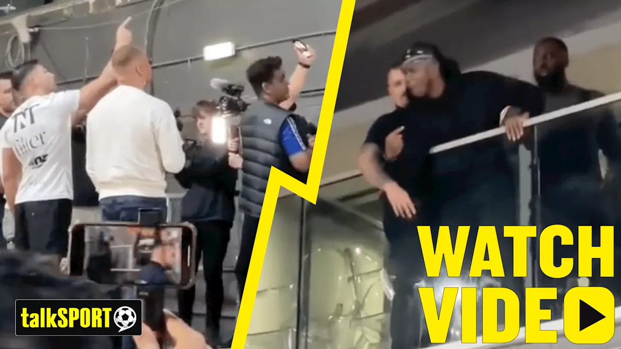 John Fury launches bottle at KSI after YouTuber heckles boxing opponent Tommy Fury