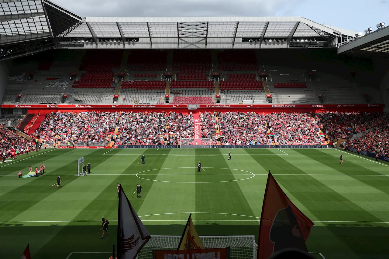 Liverpool fans told they can’t attend Merseyside derby as Anfield expansion pushed back again...