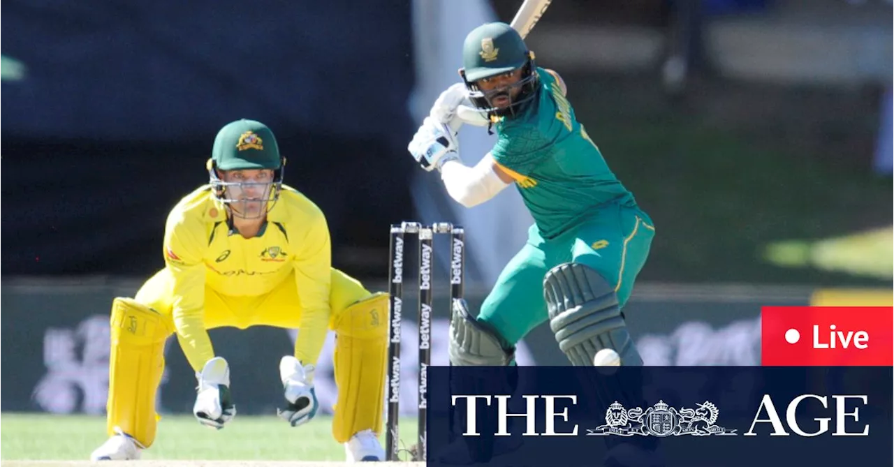 Cricket World Cup 2023 LIVE updates: Australia battle South Africa, Alex Carey out