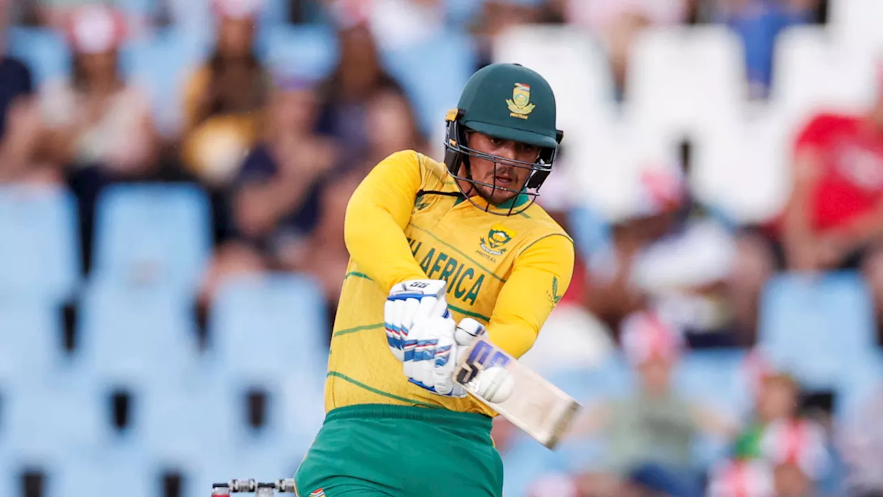 Quinton de Kock shines as Proteas sets 311-7 against Australia