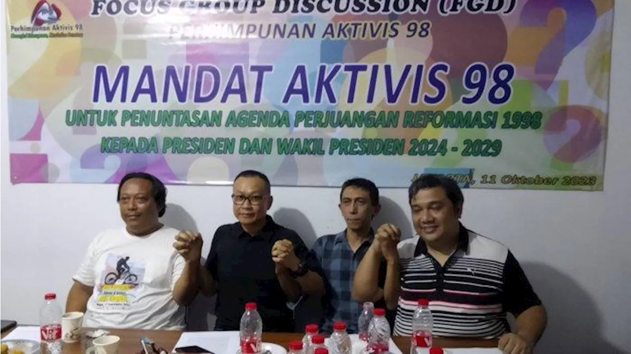 Aktivis 98 Akan Temui Anies Baswedan dan Muhaimin Iskandar Beri Mandat Penuntasan Agenda Reformasi