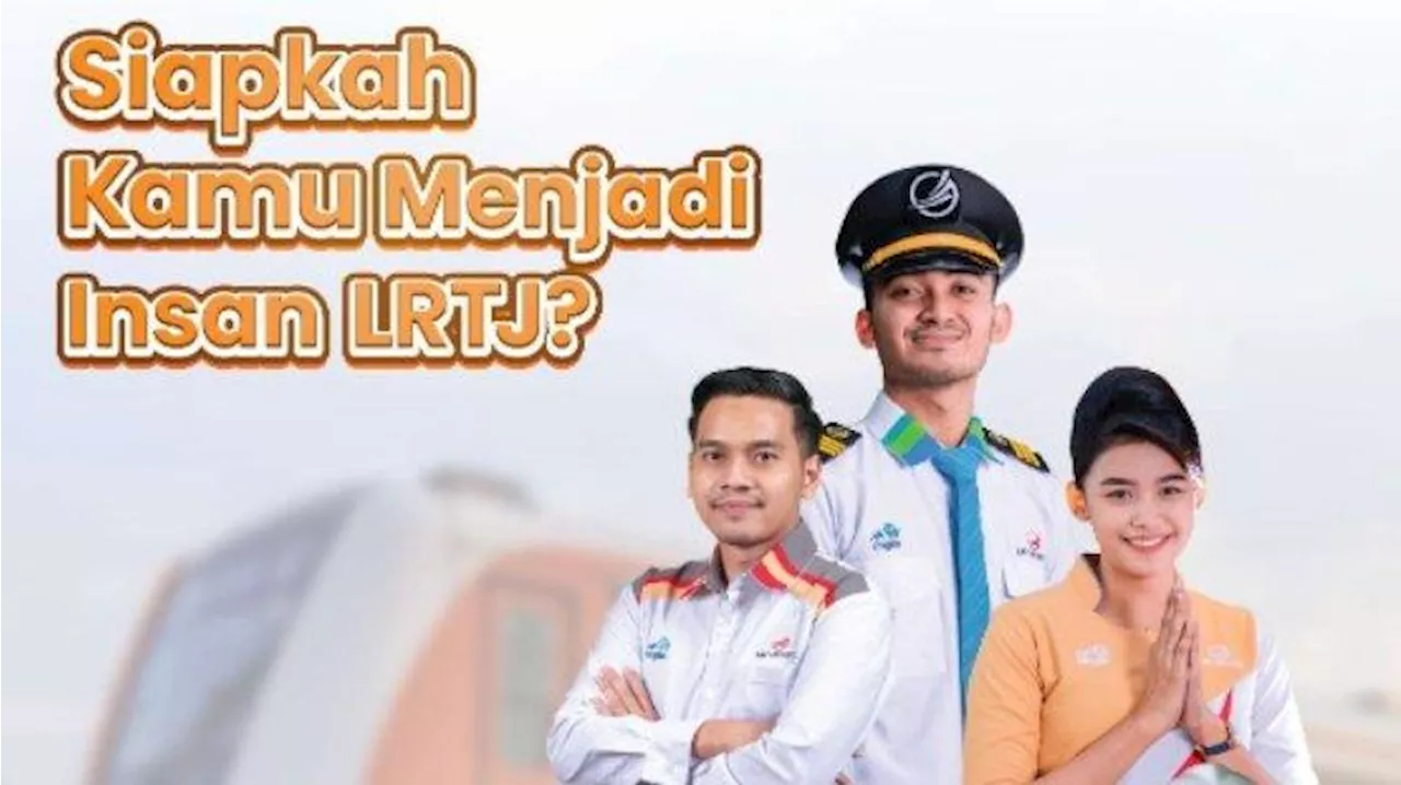 Lowongan Kerja PT LRT Jakarta untuk Lulusan D3 dan S1, Buka 4 Posisi, Ini Syaratnya