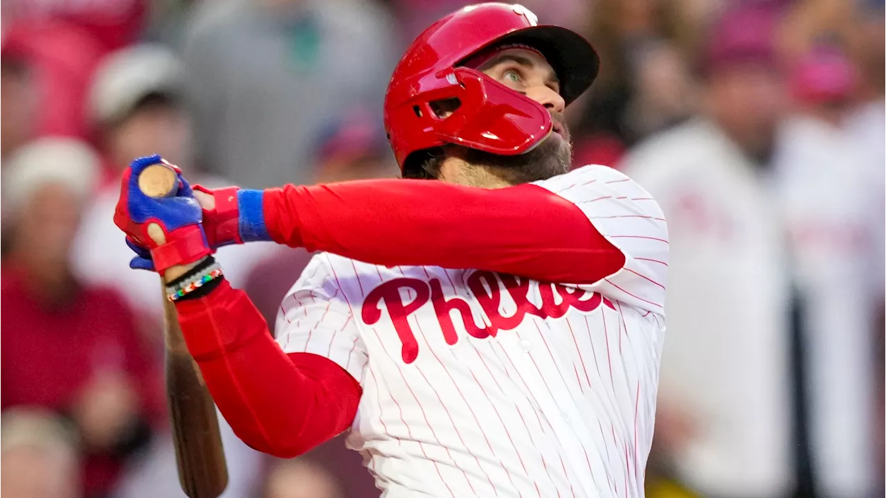 Harper slugs two more HRs as Phillies take series lead over Braves