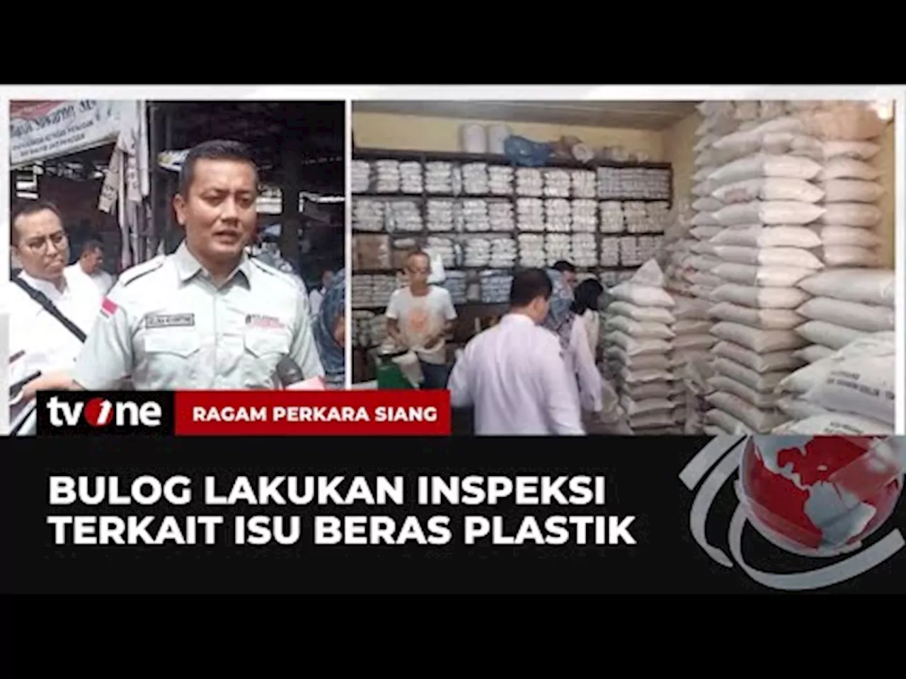 Isu Beras Sintetis Merebak, Perum Bulog Sumatera Lakukan Inspeksi