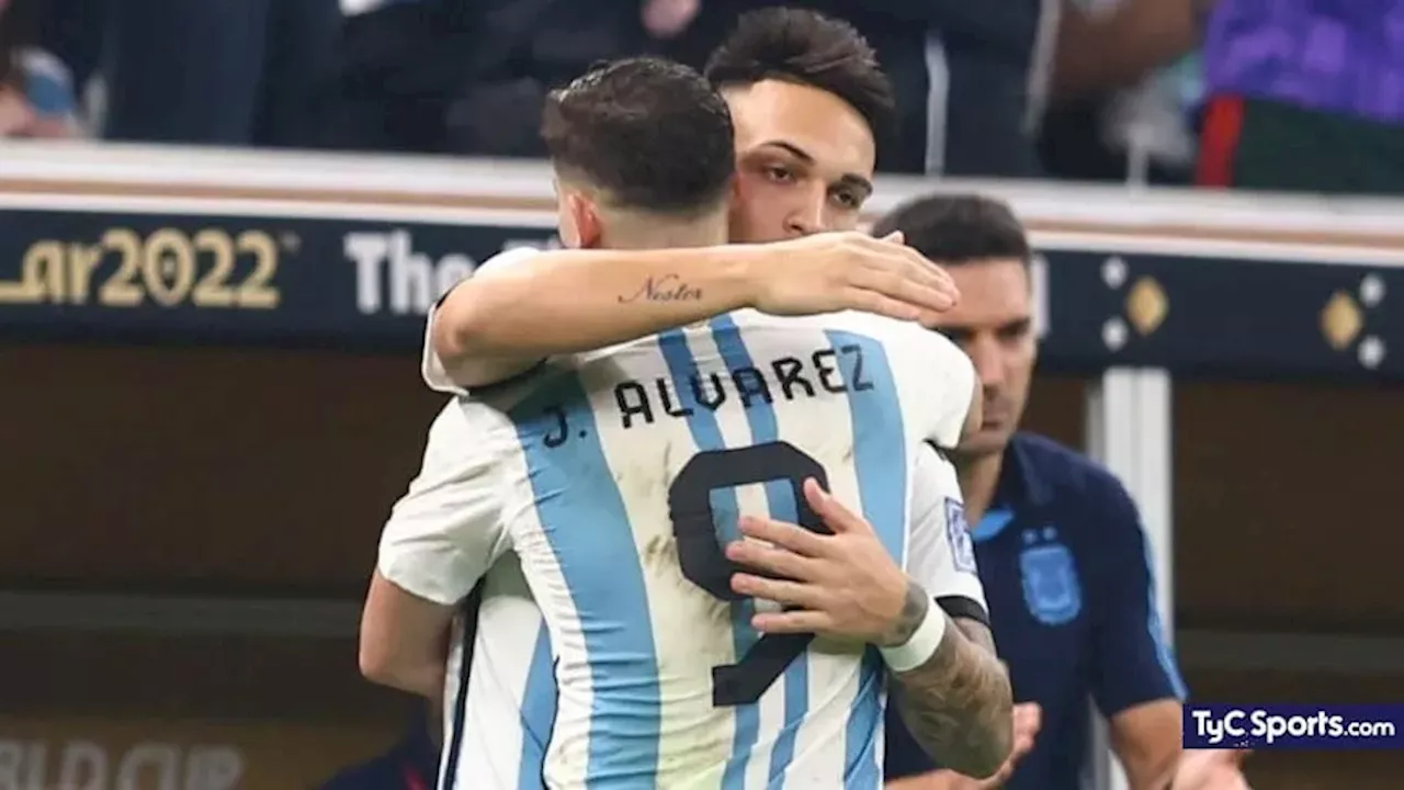 Las veces que Scaloni usó doble 9 en la Selección Argentina