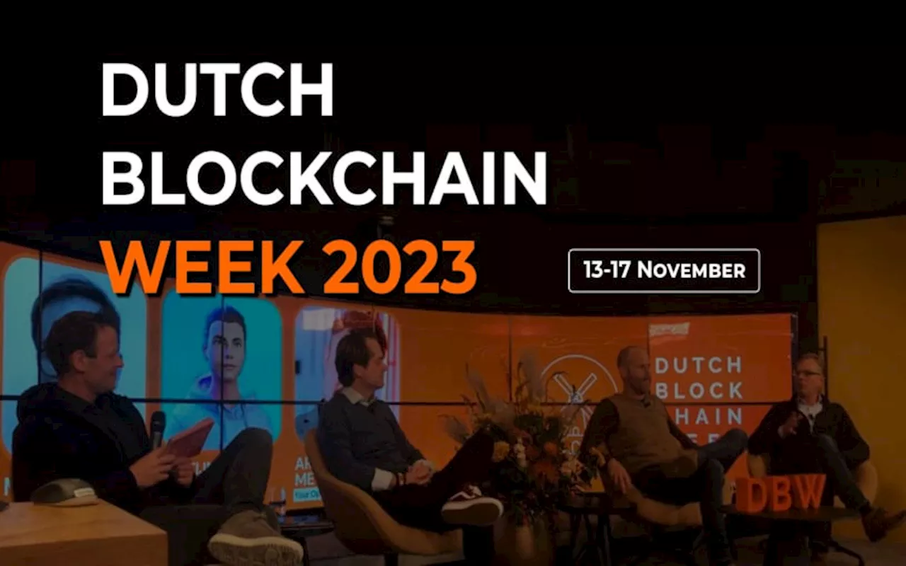 Dutch Blockchain Week 2023 | November 13-17, 2023