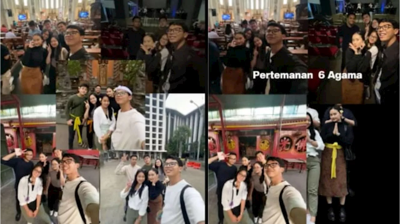 Viral Persahabatan 6 Orang dari Agama yang Berbeda Jadi Sorotan Netizen Indonesia