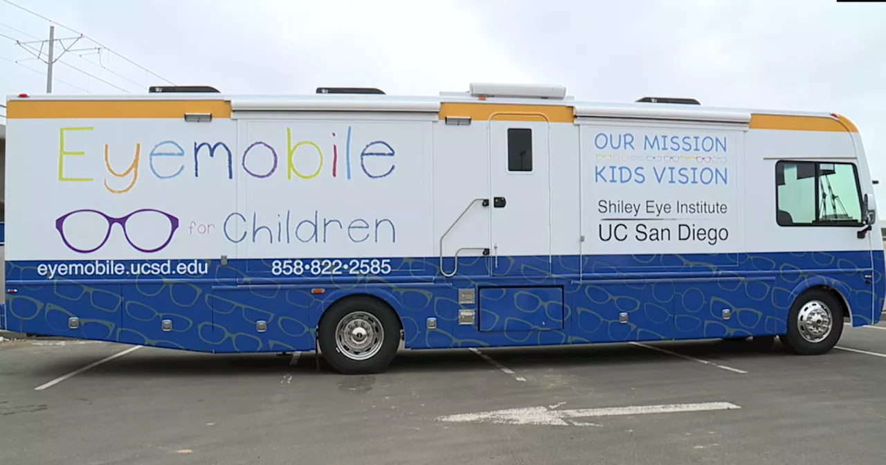 UC San Diego Shiley EyeMobile brings free eye care to San Diego County kids