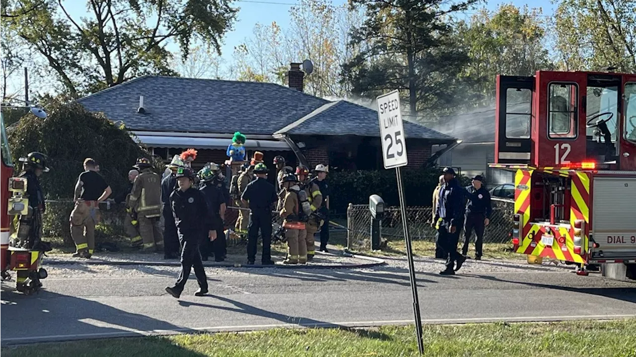 Child hospitalized after house fire in west Columbus