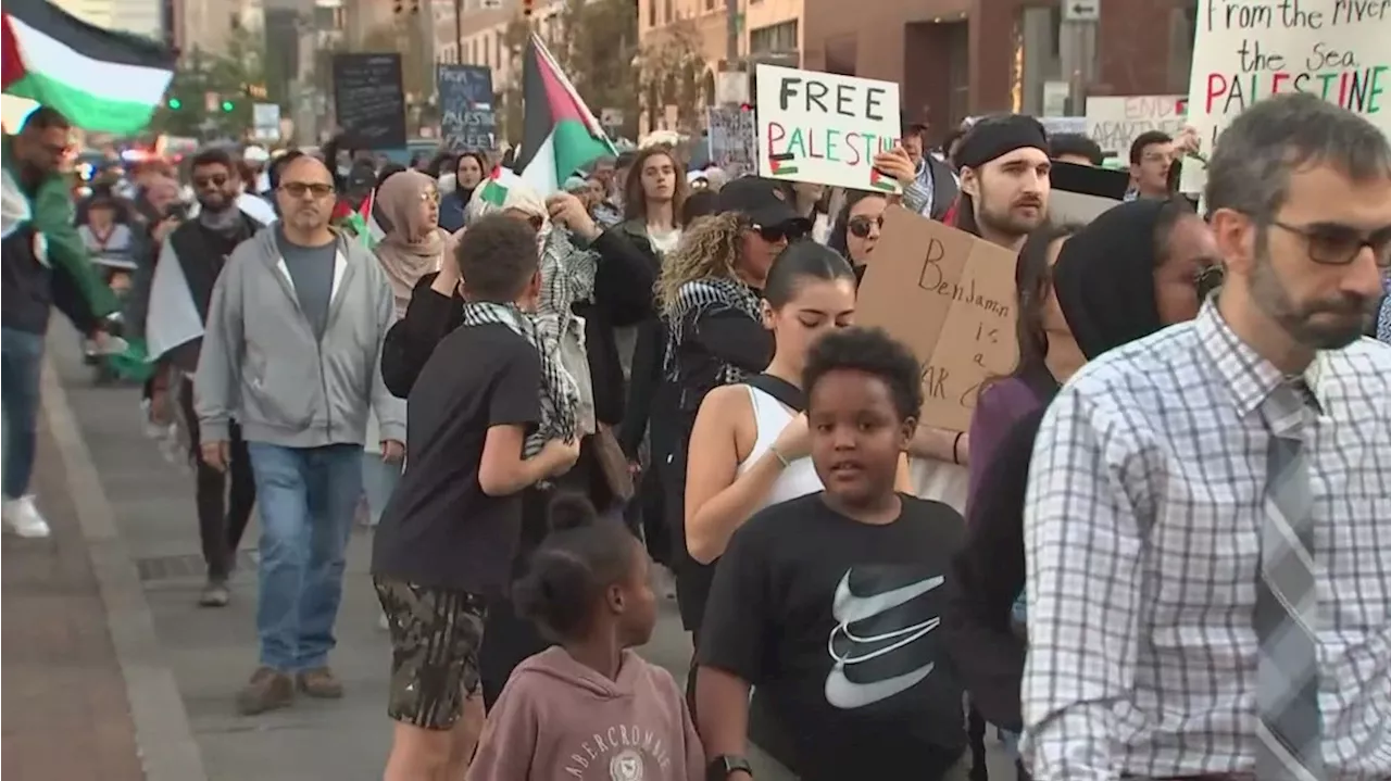 Supporters of Palestine, Israel gather for rally and prayer vigil in central Ohio