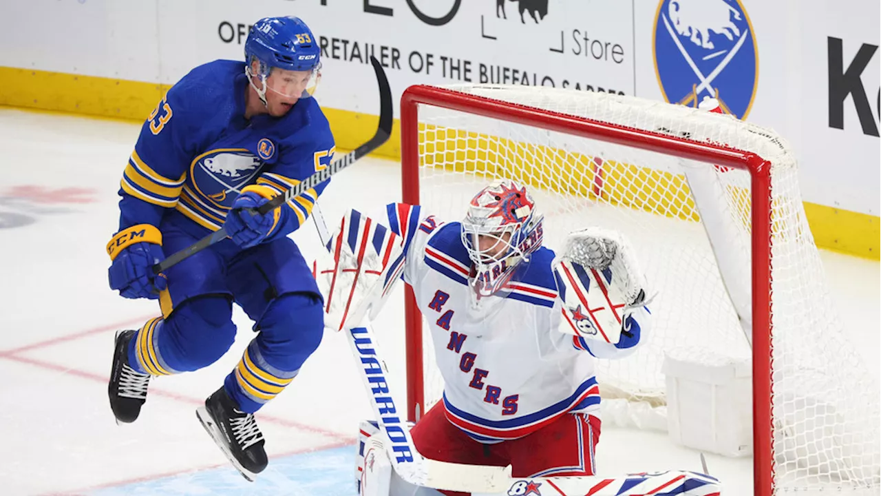 Kreider scores twice in Rangers' season-opening 5-1 win over Sabres