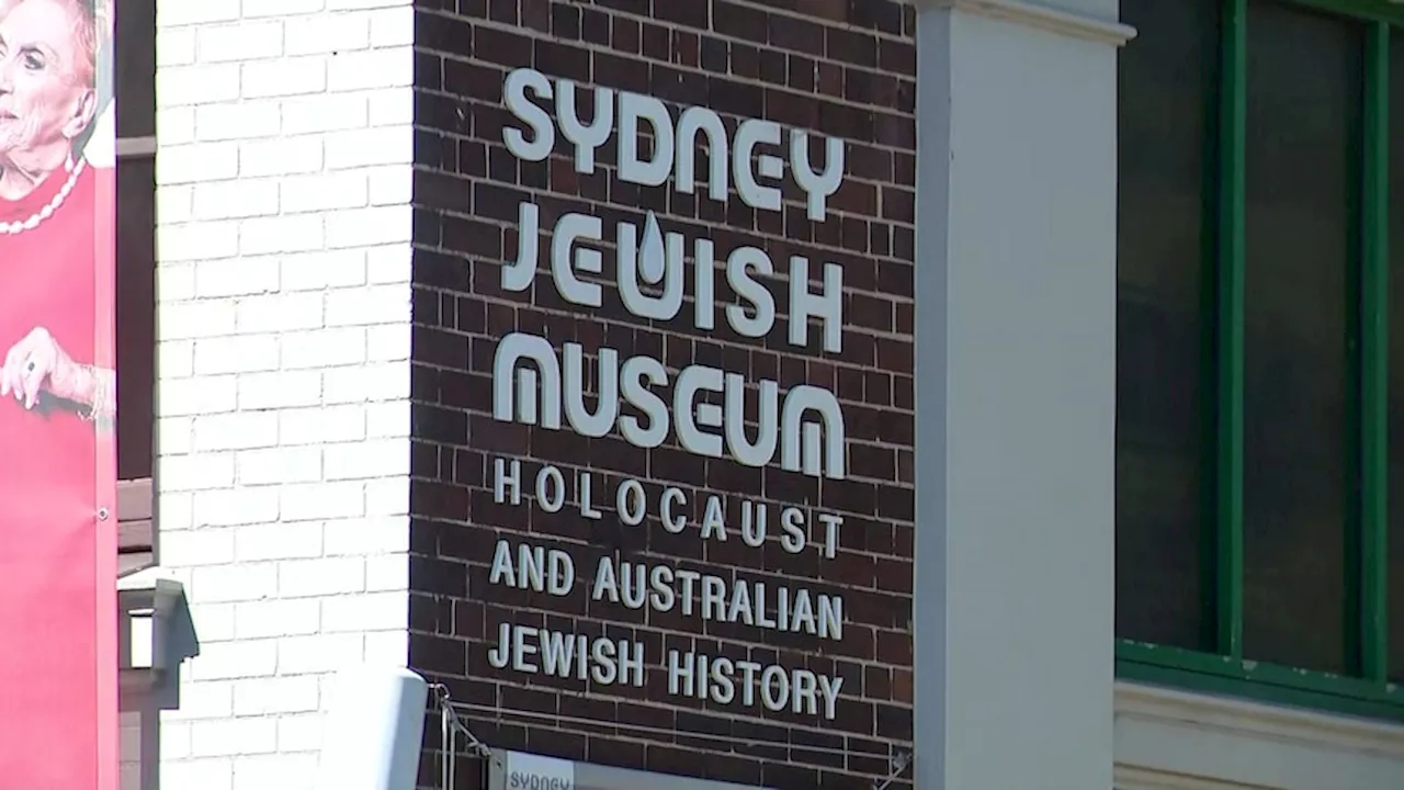 NSW premier denounces alleged Nazi salute outside Sydney Jewish Museum as three men arrested