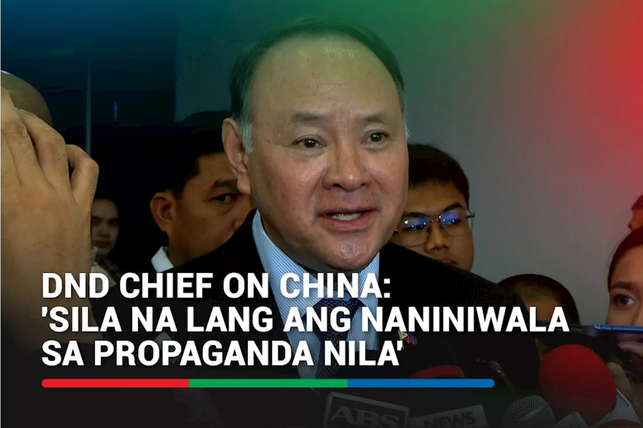 'Katawa-tawa': DND chief reacts to China accusing PH of 'provocations'