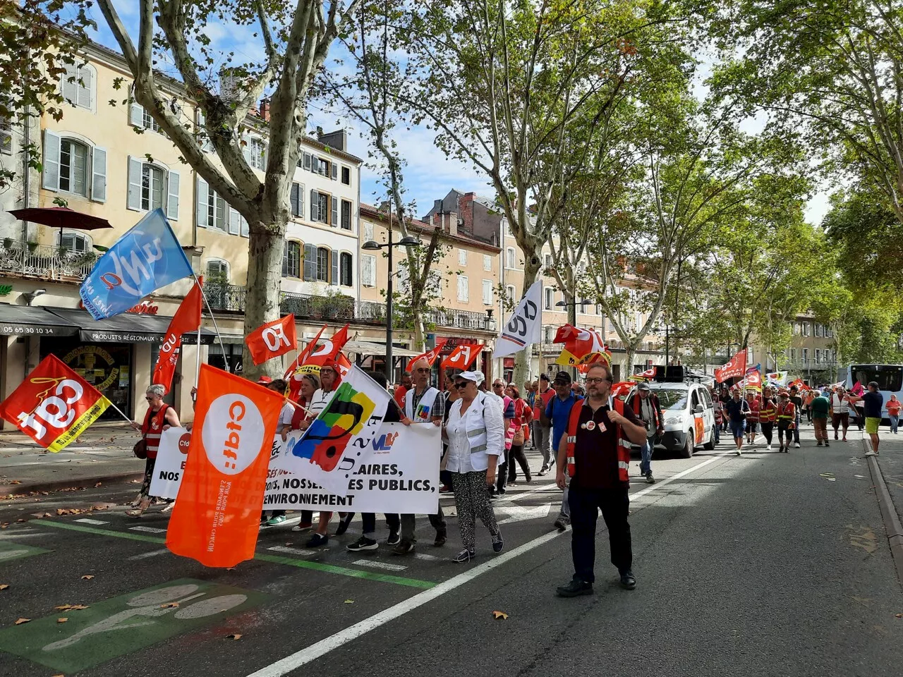 250 manifestants contre l'austérité à Cahors ce vendredi 13 septembre