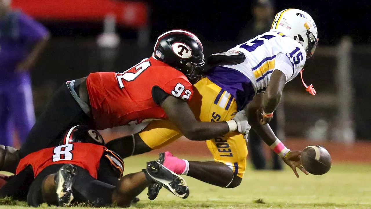 Theodore defense forces 4 Blount turnovers, cruises to 35-0 victory