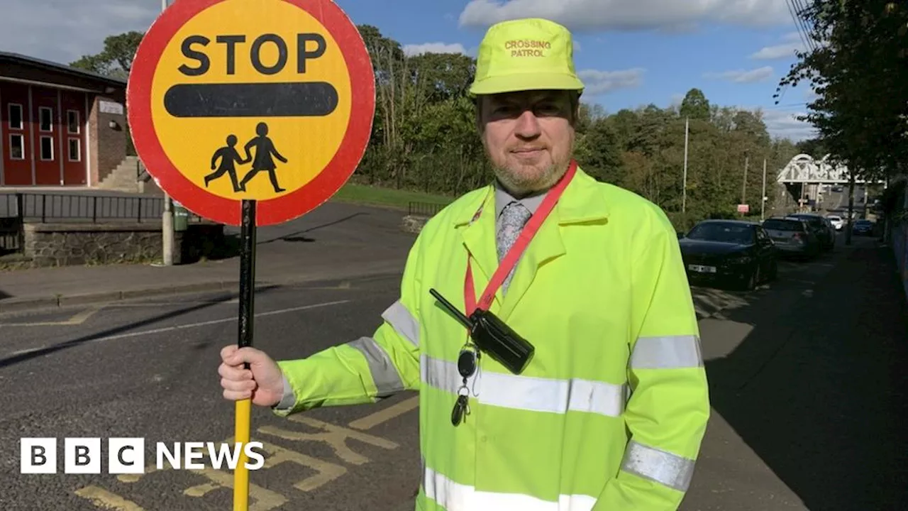 Crumlin school principal steps in as a lollipop man