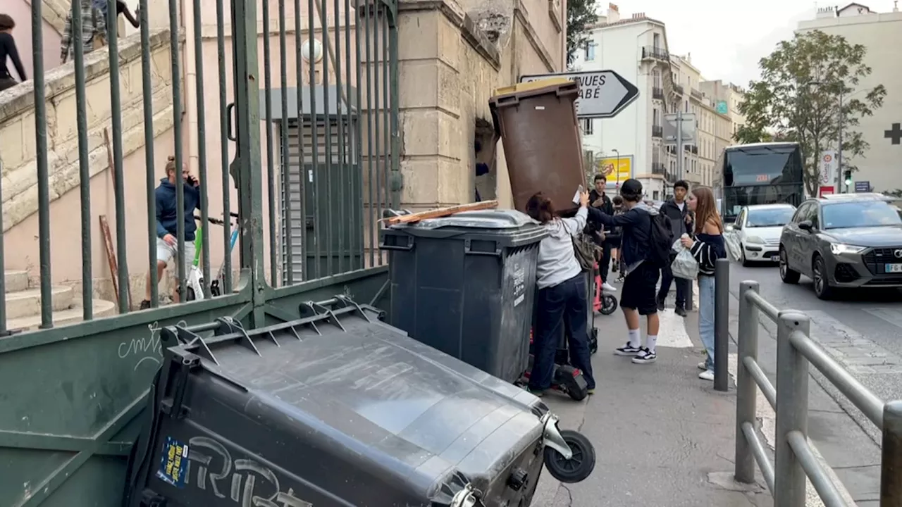 Grève du 13 octobre: le lycée Saint-Charles à Marseille bloqué ce vendredi matin