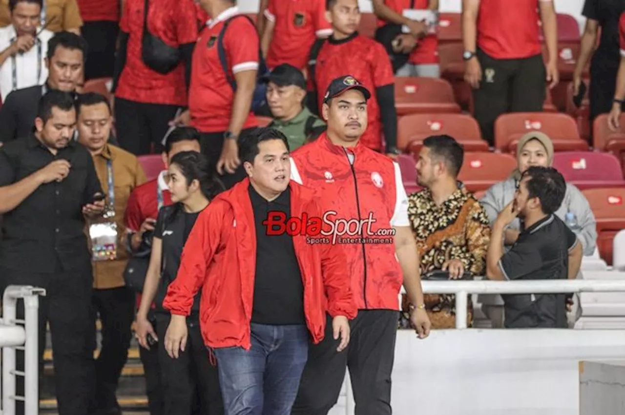 Harus Dampingi Presiden Jokowi, Erick Thohir Tidak Bisa Kawal Timnas Indonesia saat Tandang ke Brunei Darussalam