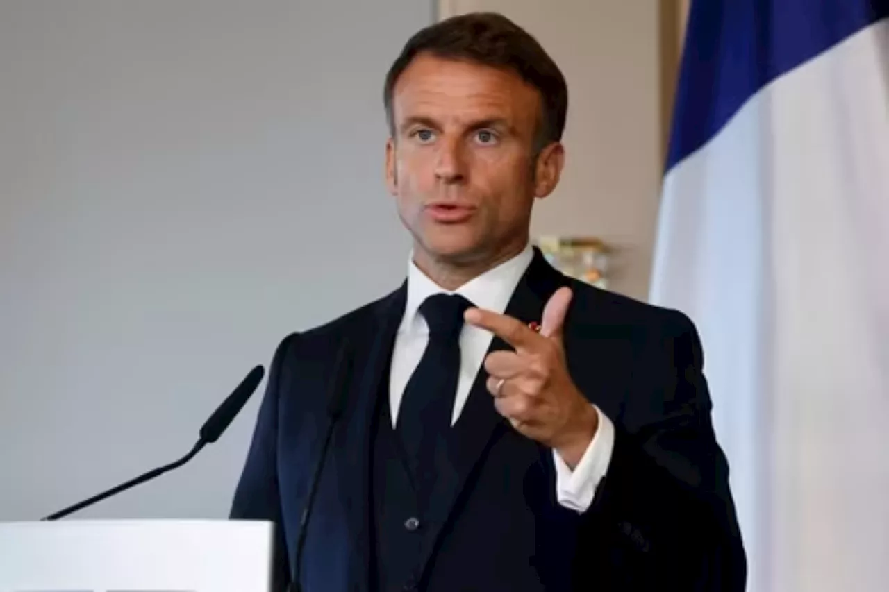 Emmanuel Macron condemns Hamas & persists in trying to free captives