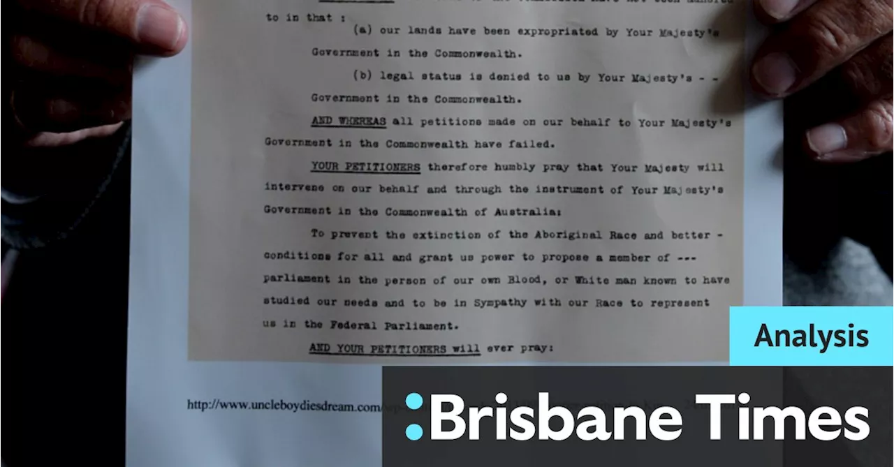 A Voice to parliament is nothing new: it was first sought 86 years ago