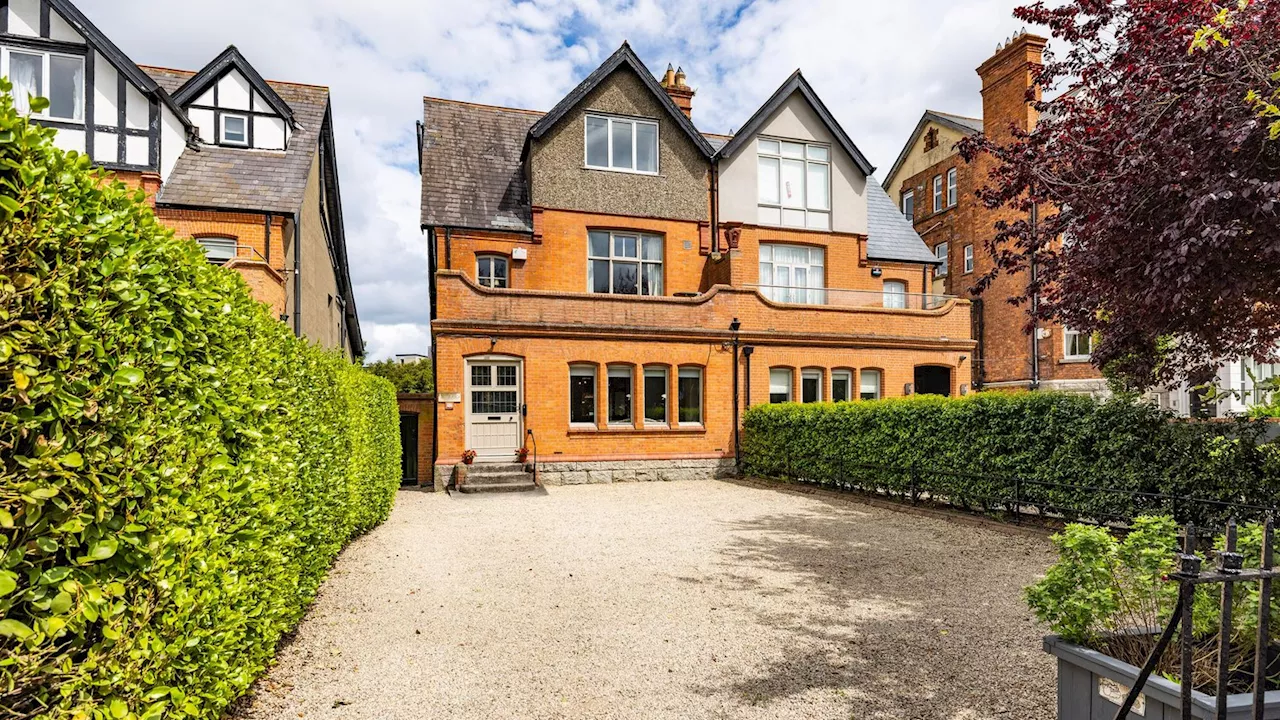 Handsome D4 redbrick on sale for €1.95 million is just a stone’s throw from the RDS