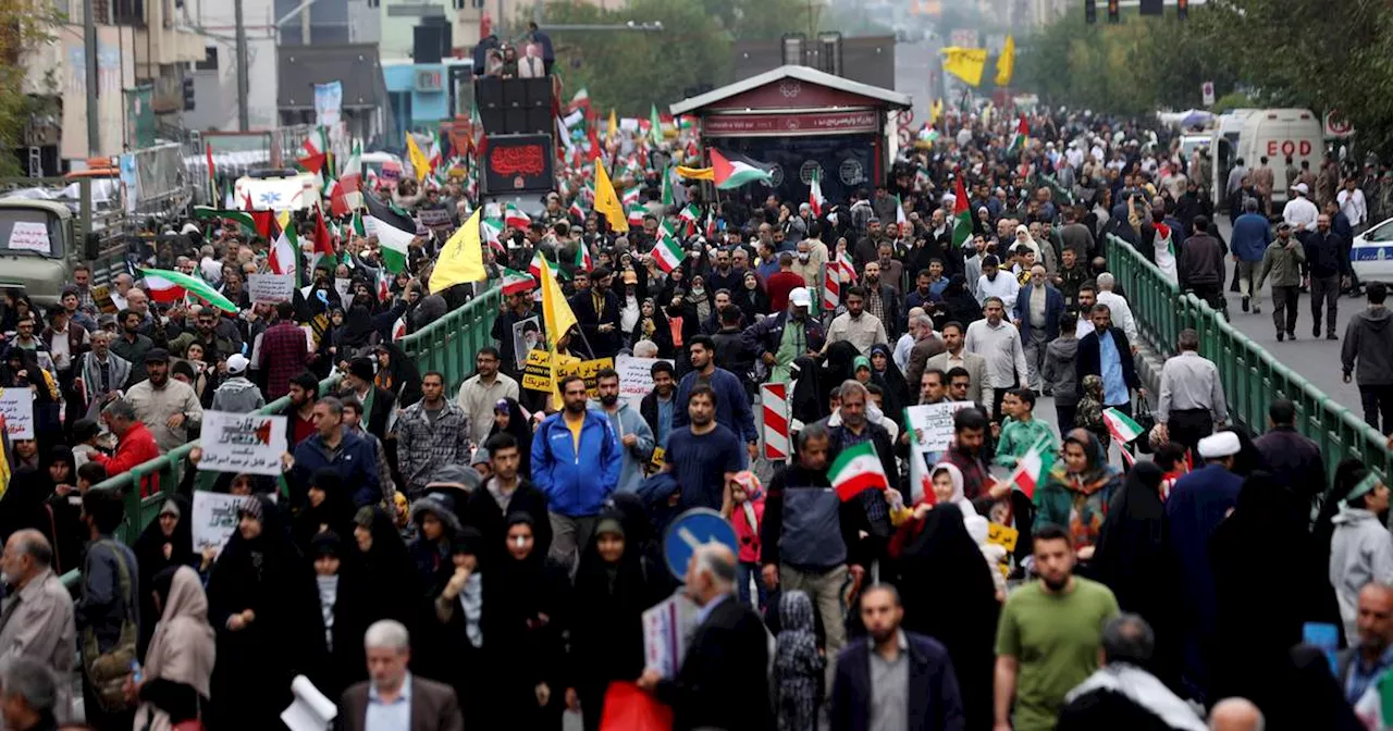 Tens of thousands protest after Muslim prayers across Mideast over Israeli airstrikes on Gaza