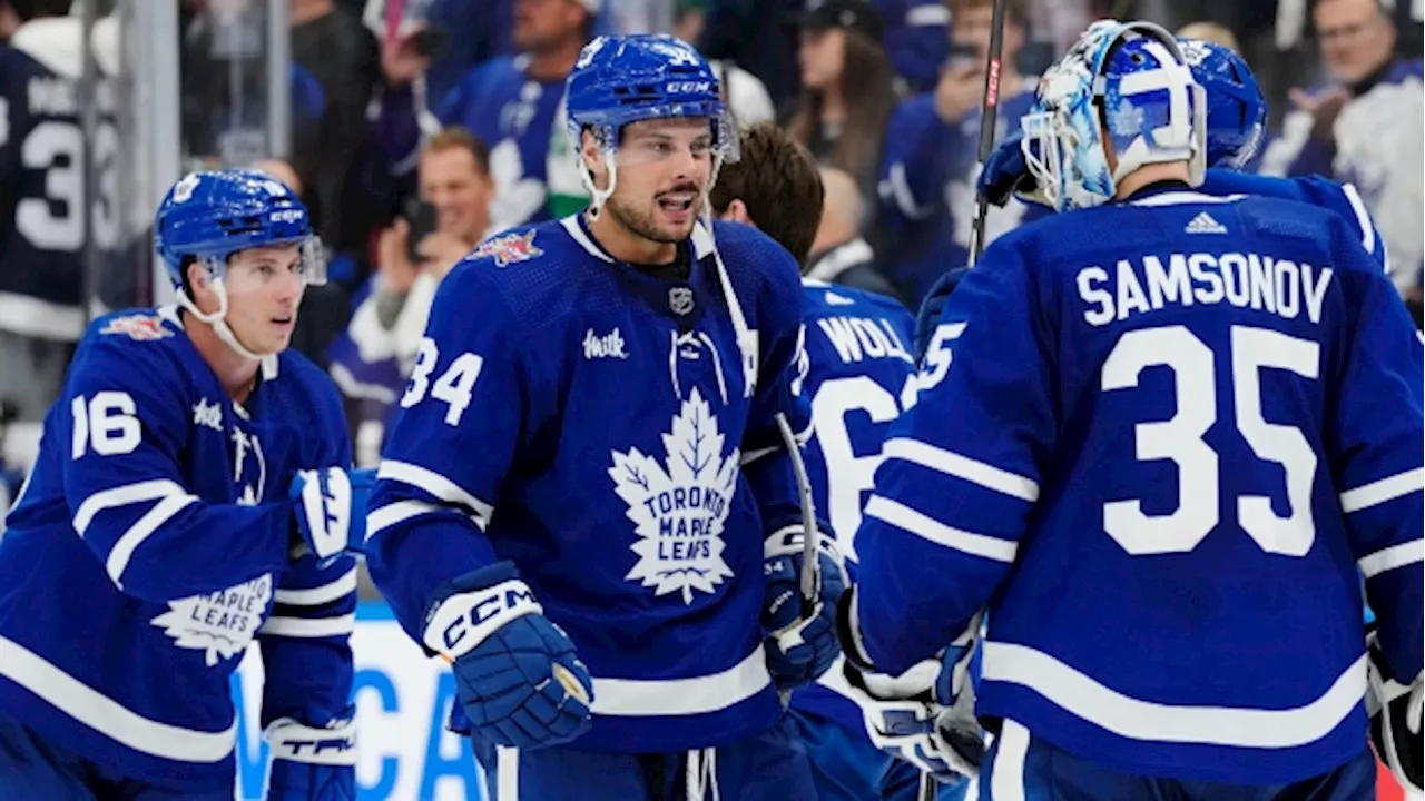 Maple Leafs take positives from sloppy season-opening victory