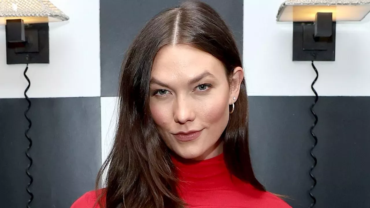 Karlie Kloss Is Radiant In A Flowy Red Frock As She Mingles With