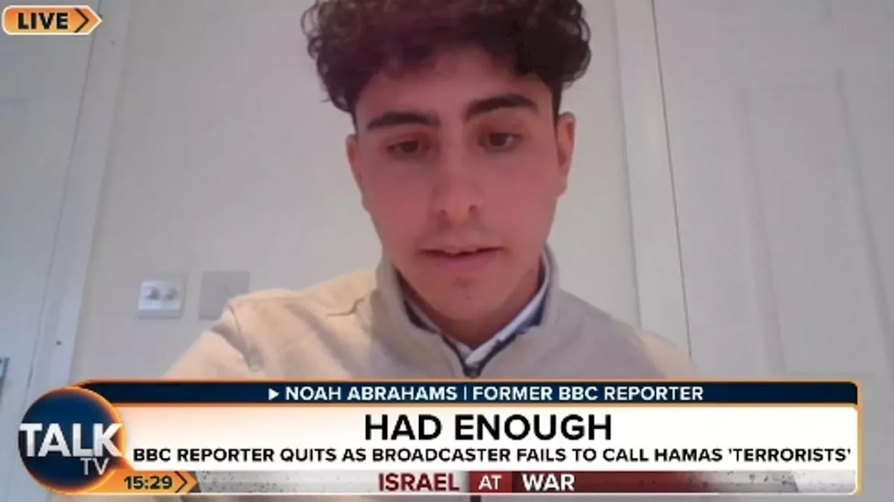 Jewish BBC sports reporter quits his job because of broadcaster's refusal to call Hamas...