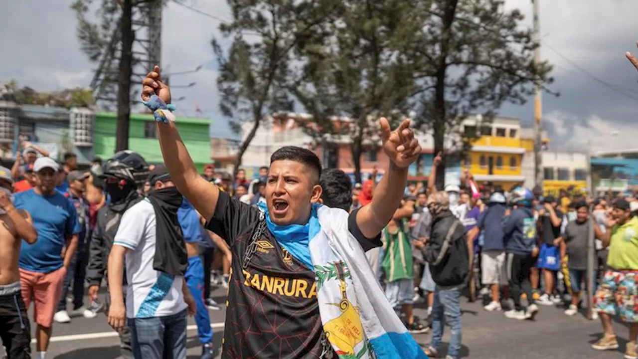 Democratic transition in Guatemala is in danger