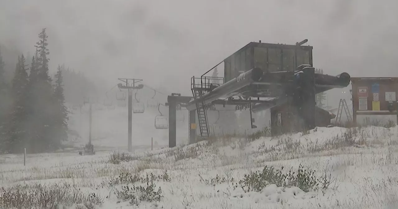 Ski towns welcome first snow in Colorado's high country