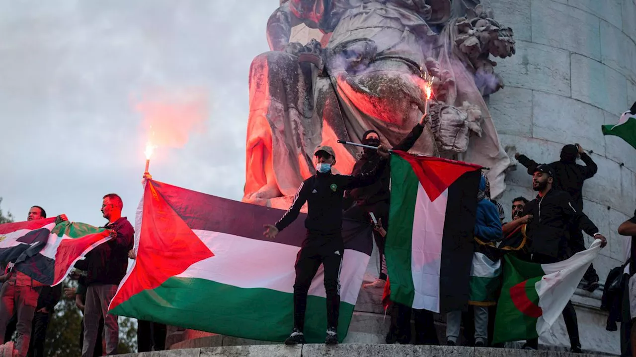 Nach Terrorangriff auf Israel: Polizei geht gegen Pro-Palästinenser-Demo in Paris vor