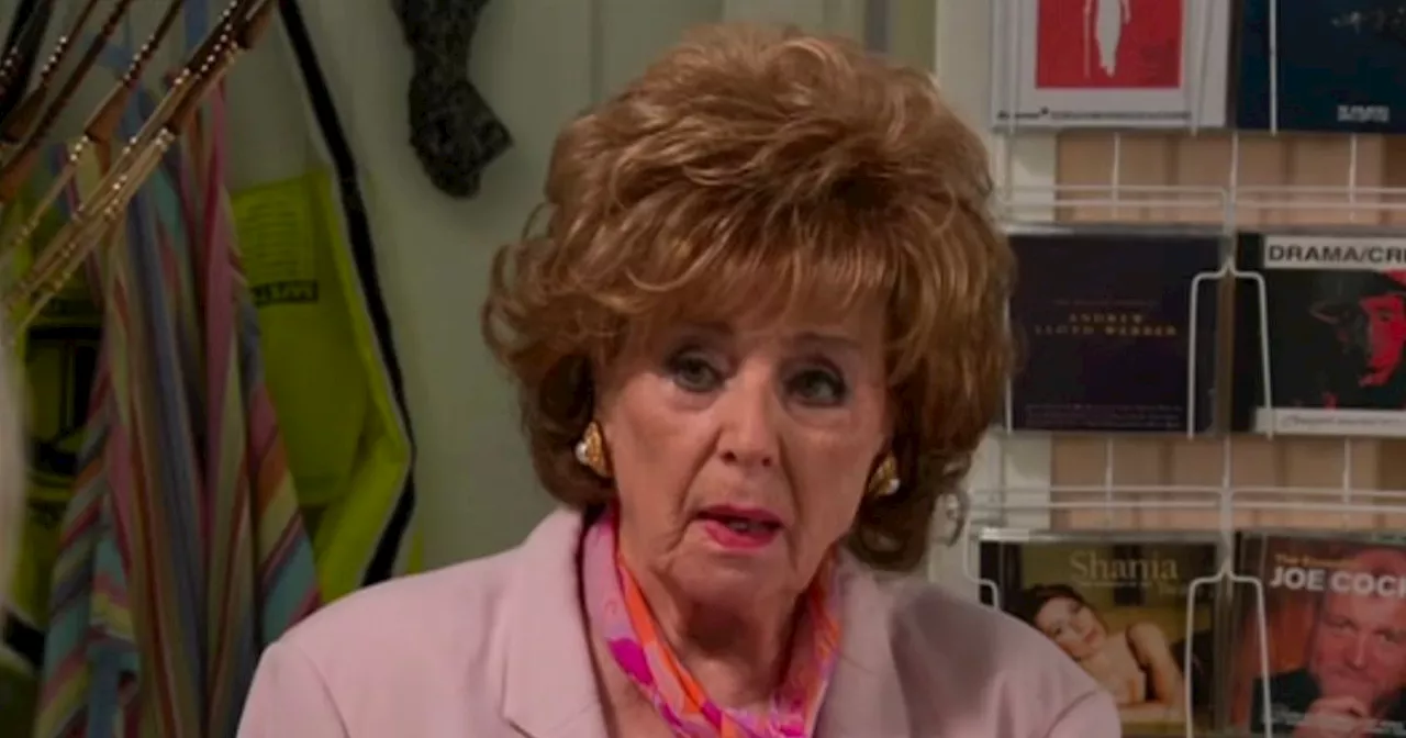 Barbara Knox shares 'dreadful' Corrie filming confession