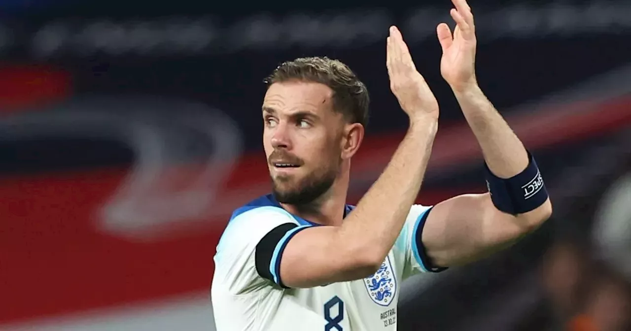 Former Liverpool captain Jordan Henderson booed by England fans