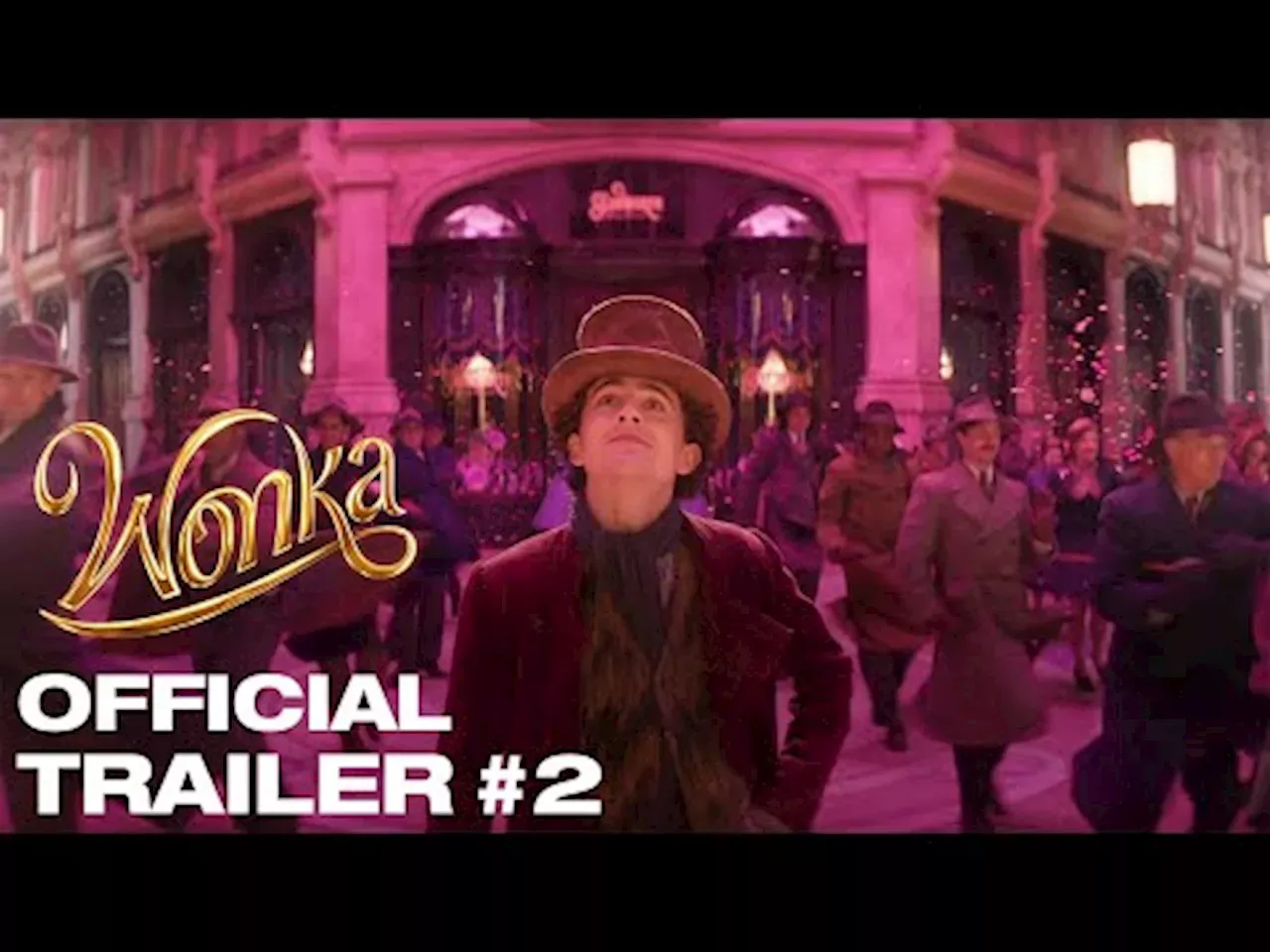 En Andra Trailer För Willy Wonka-filmen. Med Timothée Chalamet Som Wonka.