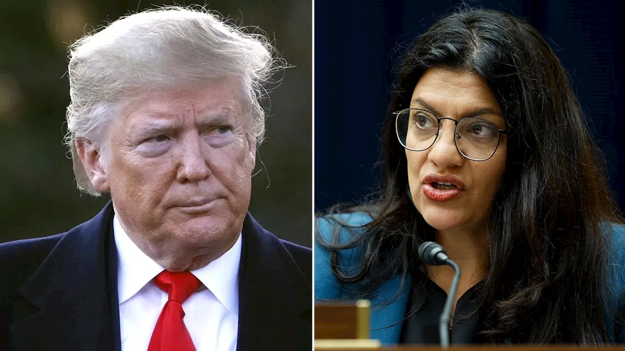 Trump calls for Tlaib’s impeachment over silence on Hamas terrorism questions