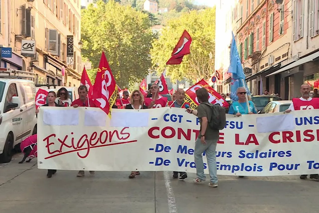 En Corse, une mobilisation 'contre l'austérité' peu suivie par la population