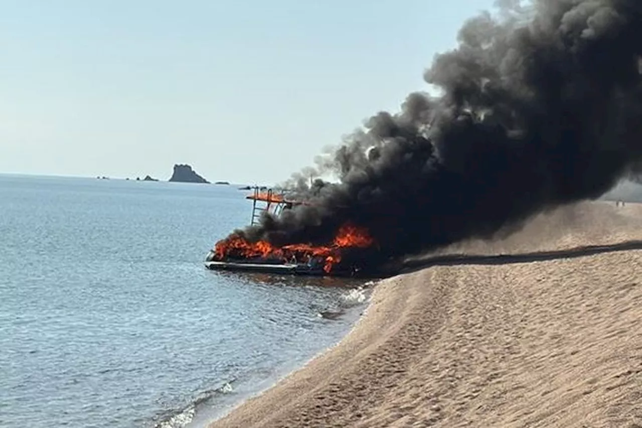 Fautea : un bateau prend feu, son capitaine brûlé au deuxième degré