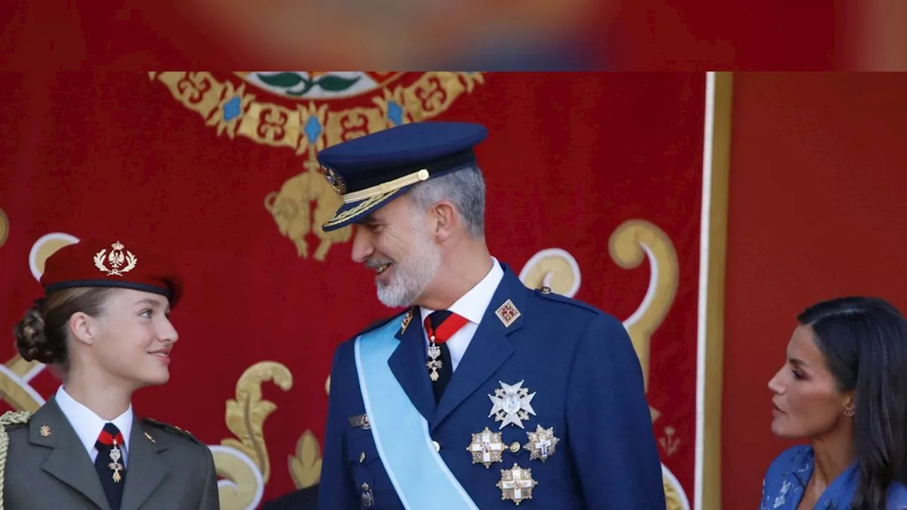 Prinzessin Leonor von Spanien: Die Prinzessin zeigt sich stolz in Uniform