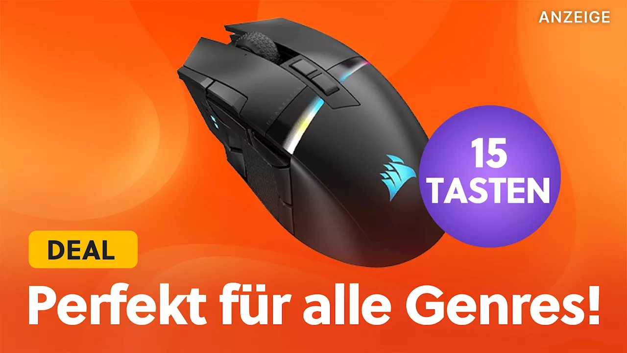 Außerirdisch geniale Gaming-Maus: Die Corsair Darkstar Wireless ist jetzt zum absoluten Tiefstpreis im Amazon-Angebot!