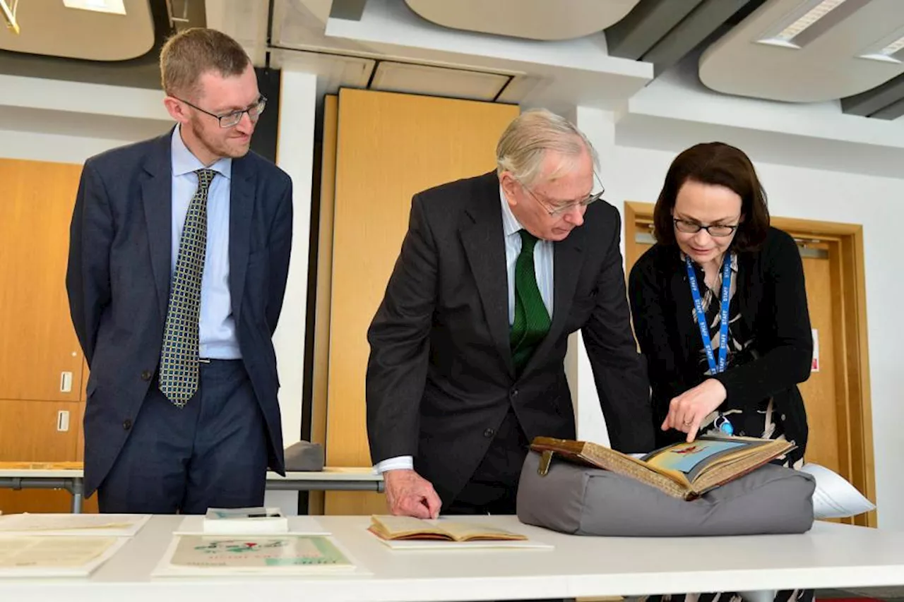 Duke of Gloucester views 1219 papal bull on 100th anniversary of NI archive