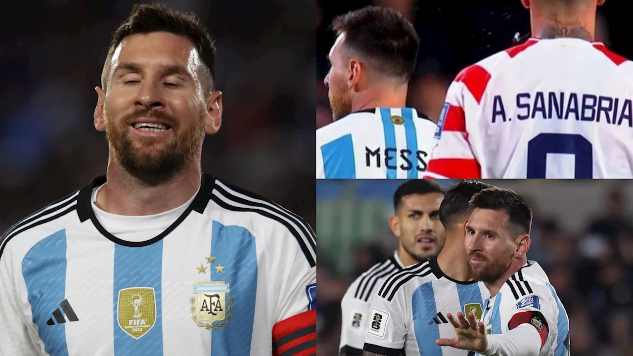 TONTON: Momen Megabintang Argentina Lionel Messi Diludahi Striker Paraguay Antonio Sanabria