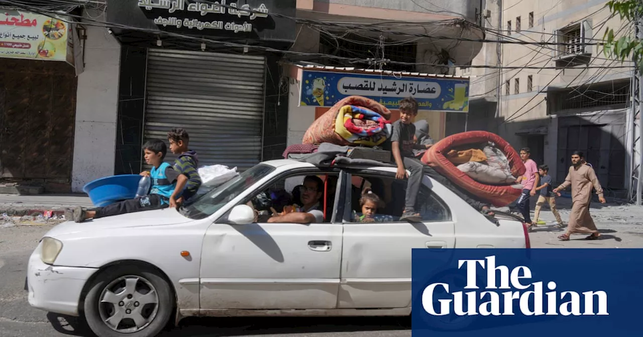 Palestinians flee northern Gaza before expected Israeli ground invasion