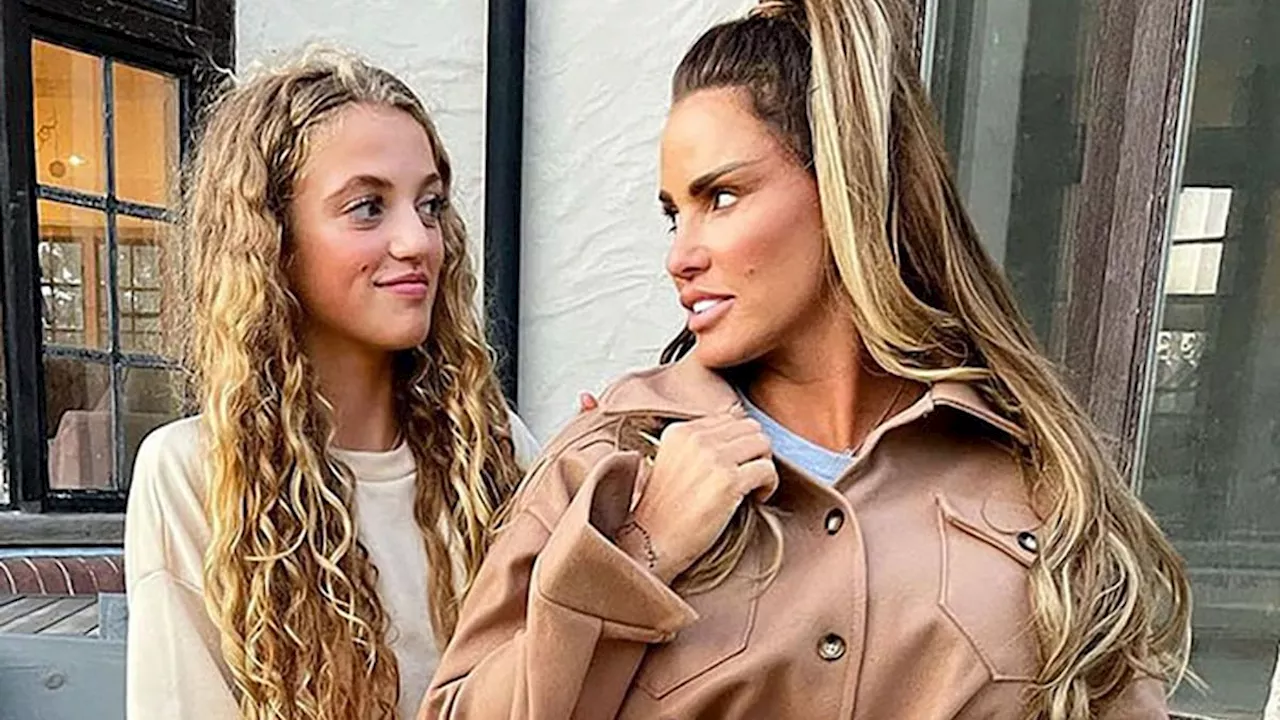 Princess Andre twins with mum Katie Price in rare photo