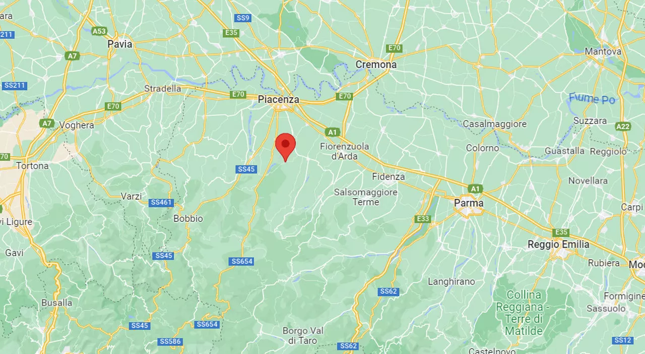 Terremoto oggi a Piacenza, due scosse fra Vigolzone e San Giorgio Piacentino: la più forte di magnitudo 3.5