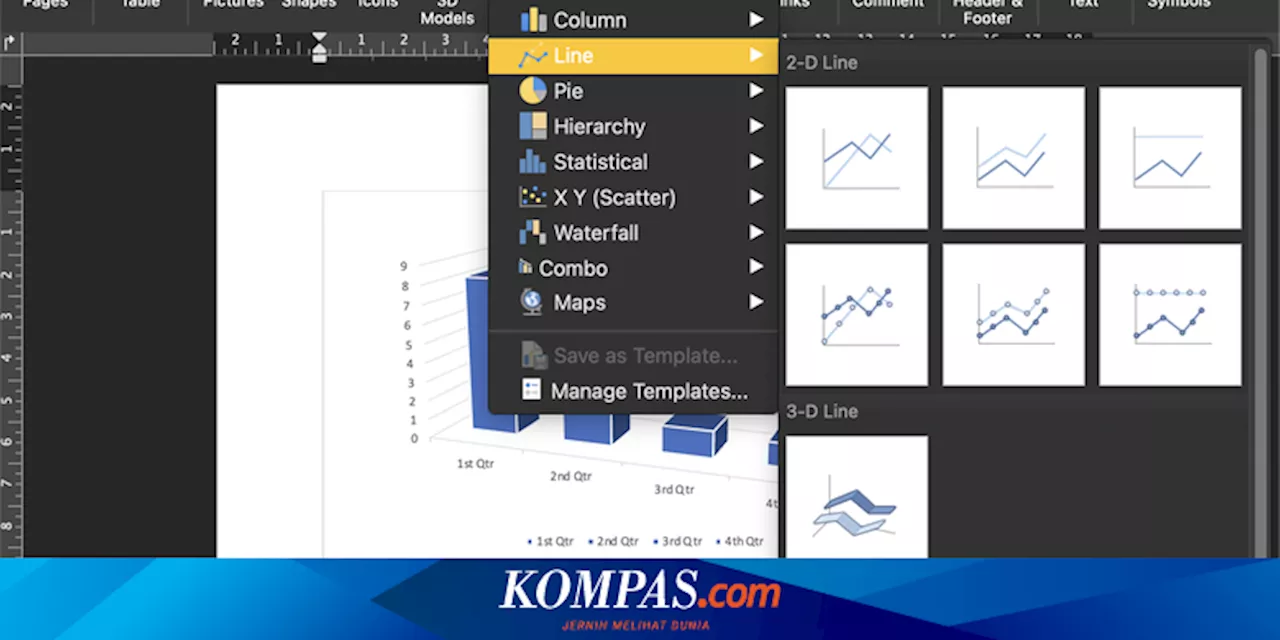 Cara Membuat Grafik di Microsoft Word, Cepat dan Mudah