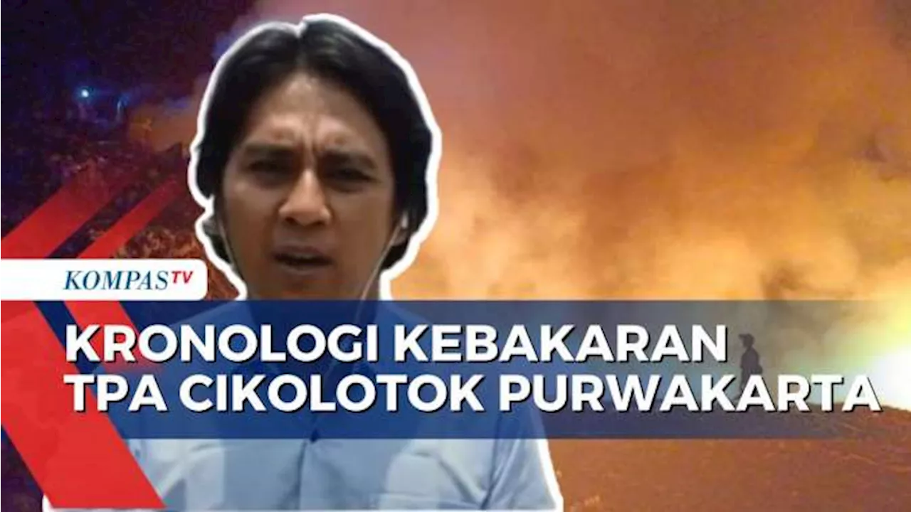 Masih Ada Titik Api, Ini Pantauan Situasi Kebakaran di TPA Cikolotok Purwakarta