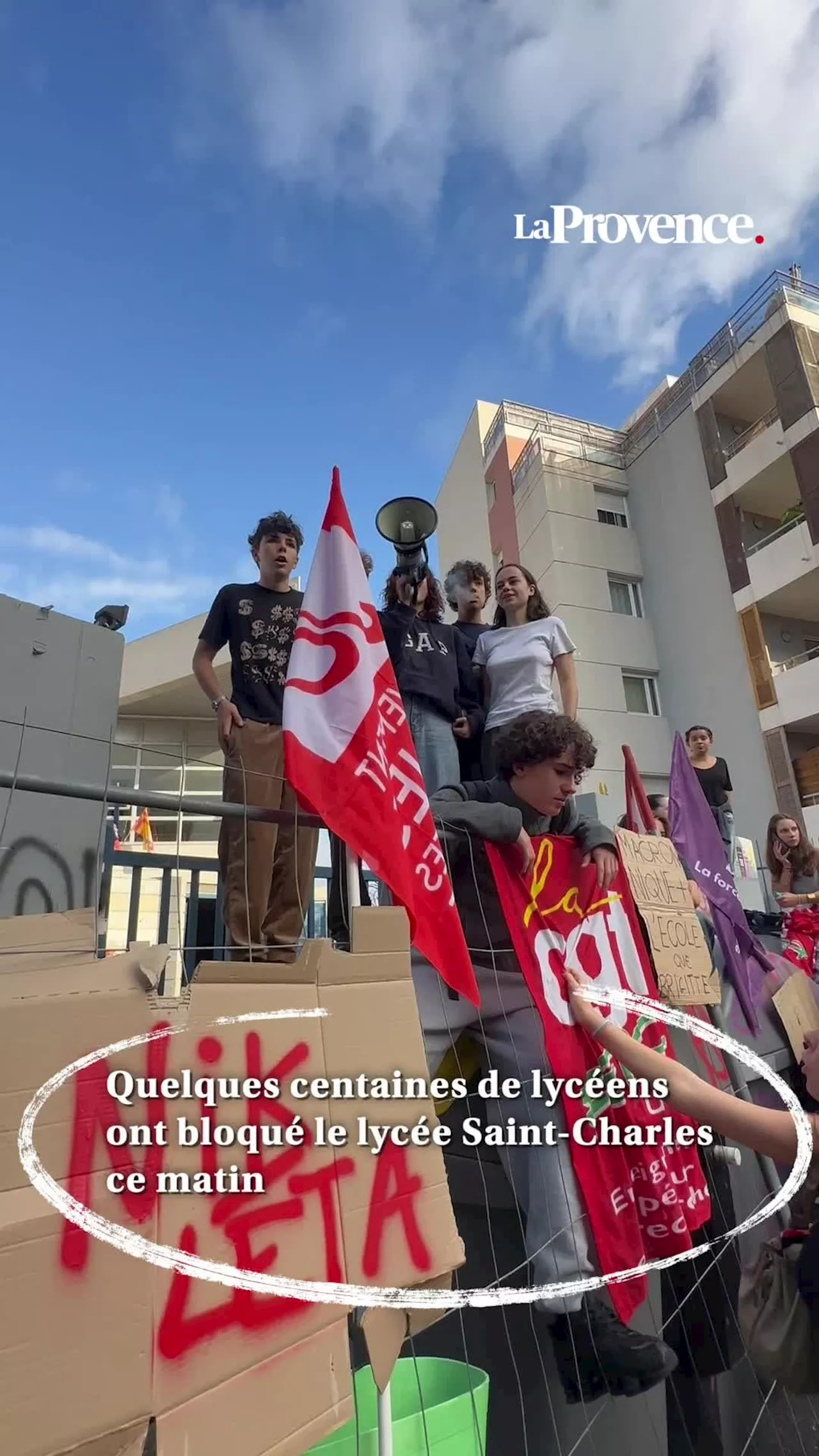 Blocus général au lycée Saint-Charles